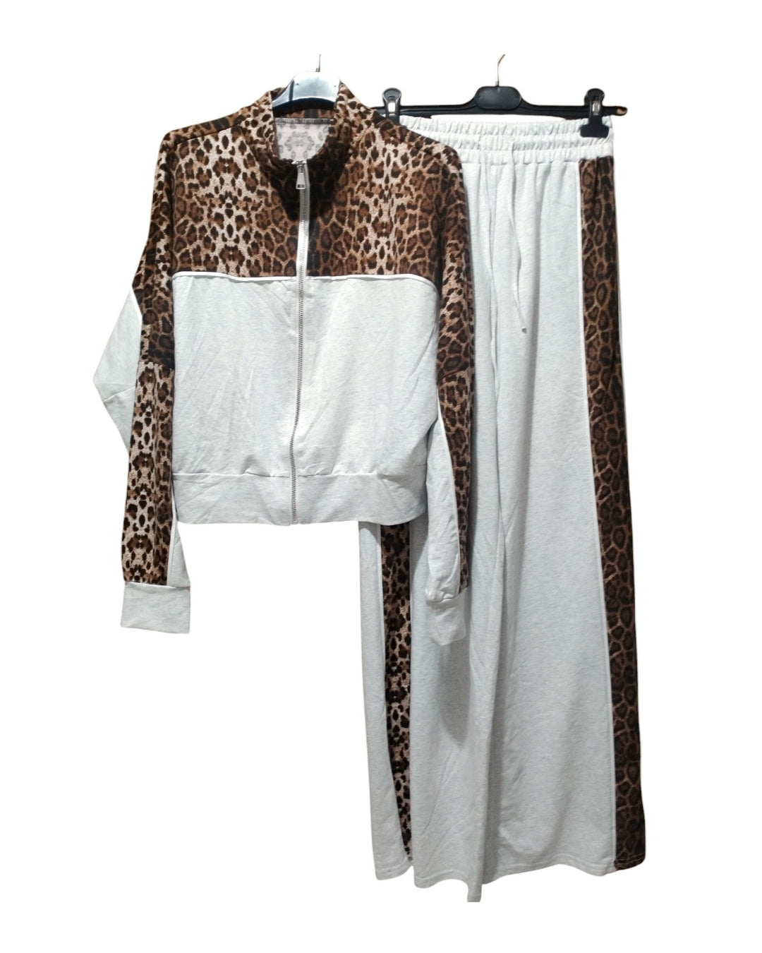 Completo tuta felpa&pantapalazzo 95% cotone animalier!