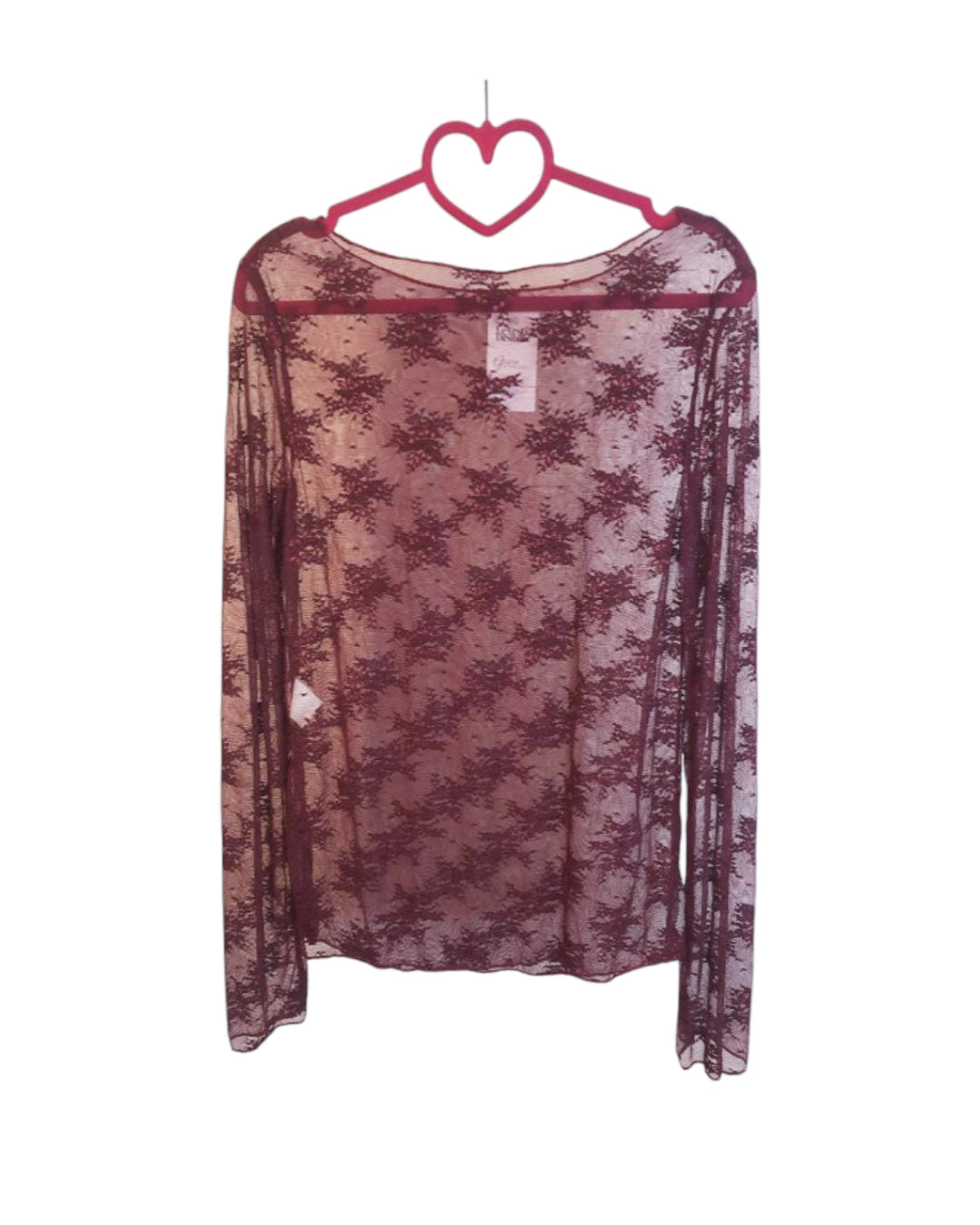 Maglia trasparente in pizzo!