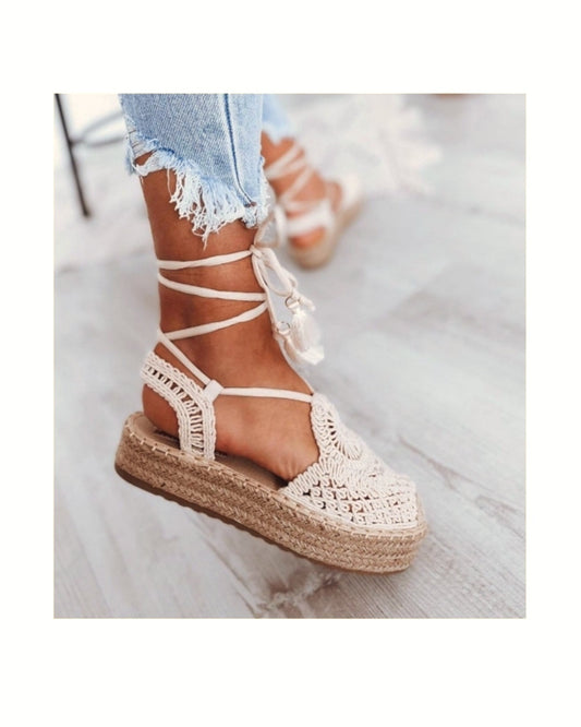 Espadrillas alla schiava Crochet: 40!