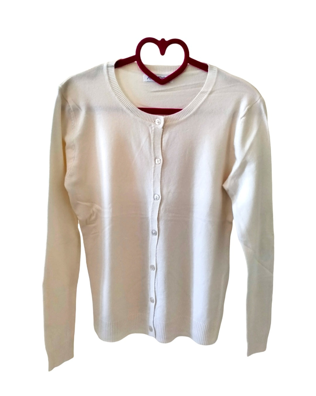 Cardigan 55% viscosa basic bottoncini!