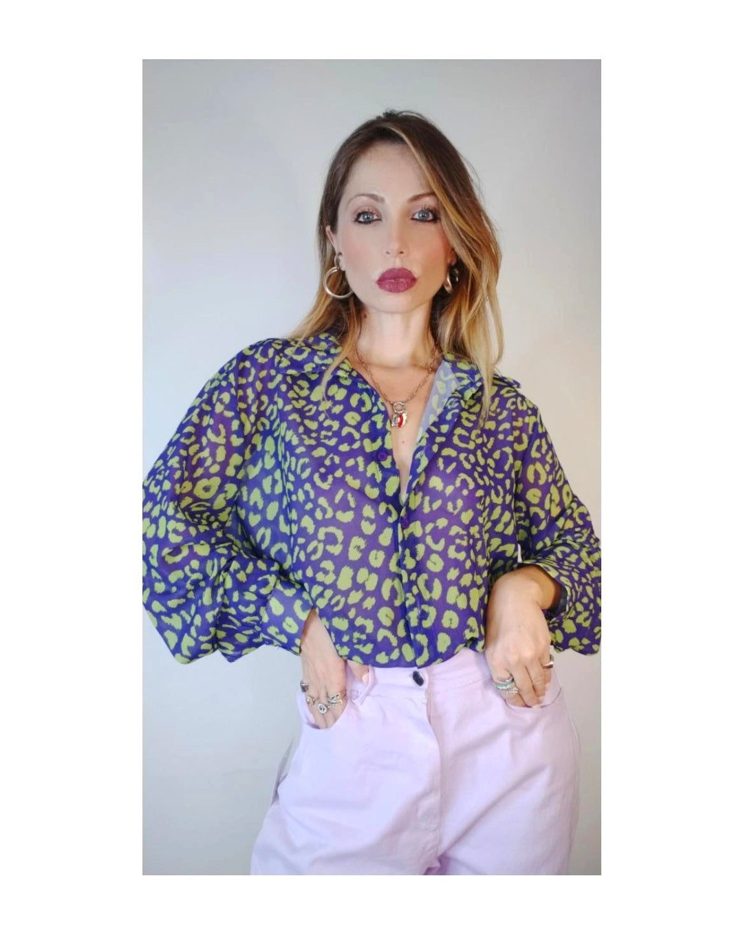 Veiled animalier shirt!