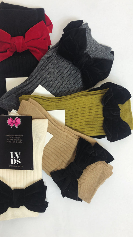 Calzettoni con fiocco!