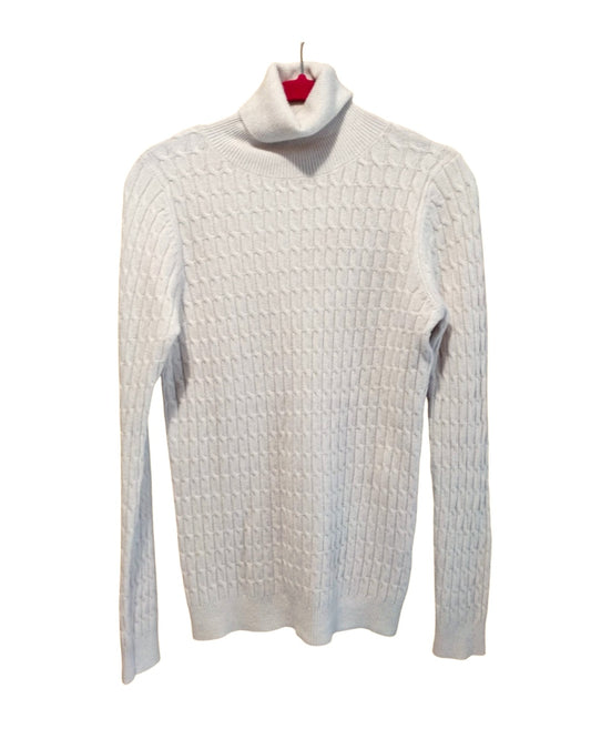 Maglione dolcevita misto viscosa con trecce!