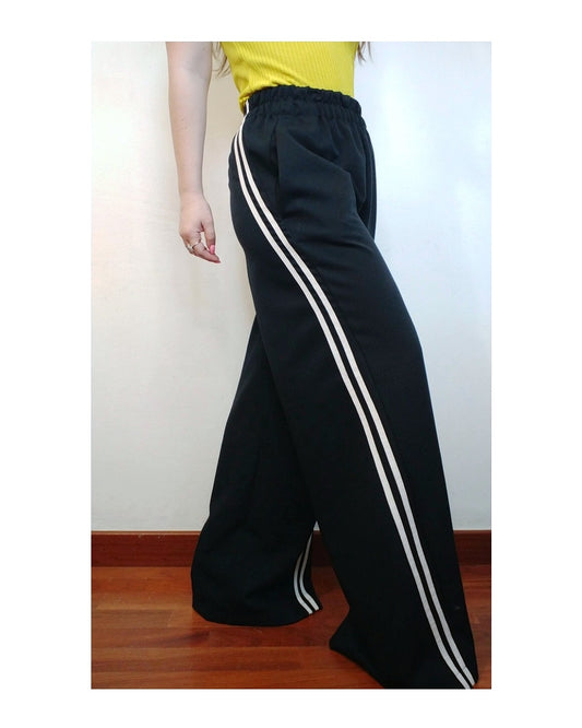 Pantapalazzo casual righe blu notte!