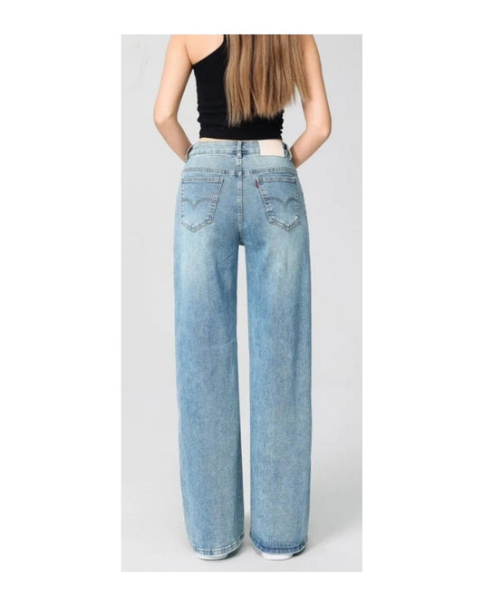 Jeans Wide Leg lavaggio chiaro!