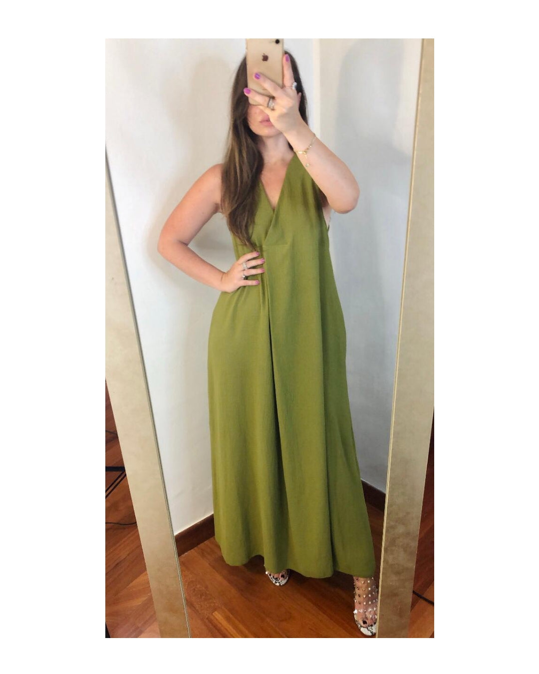 Vestito basic spalla ampia!