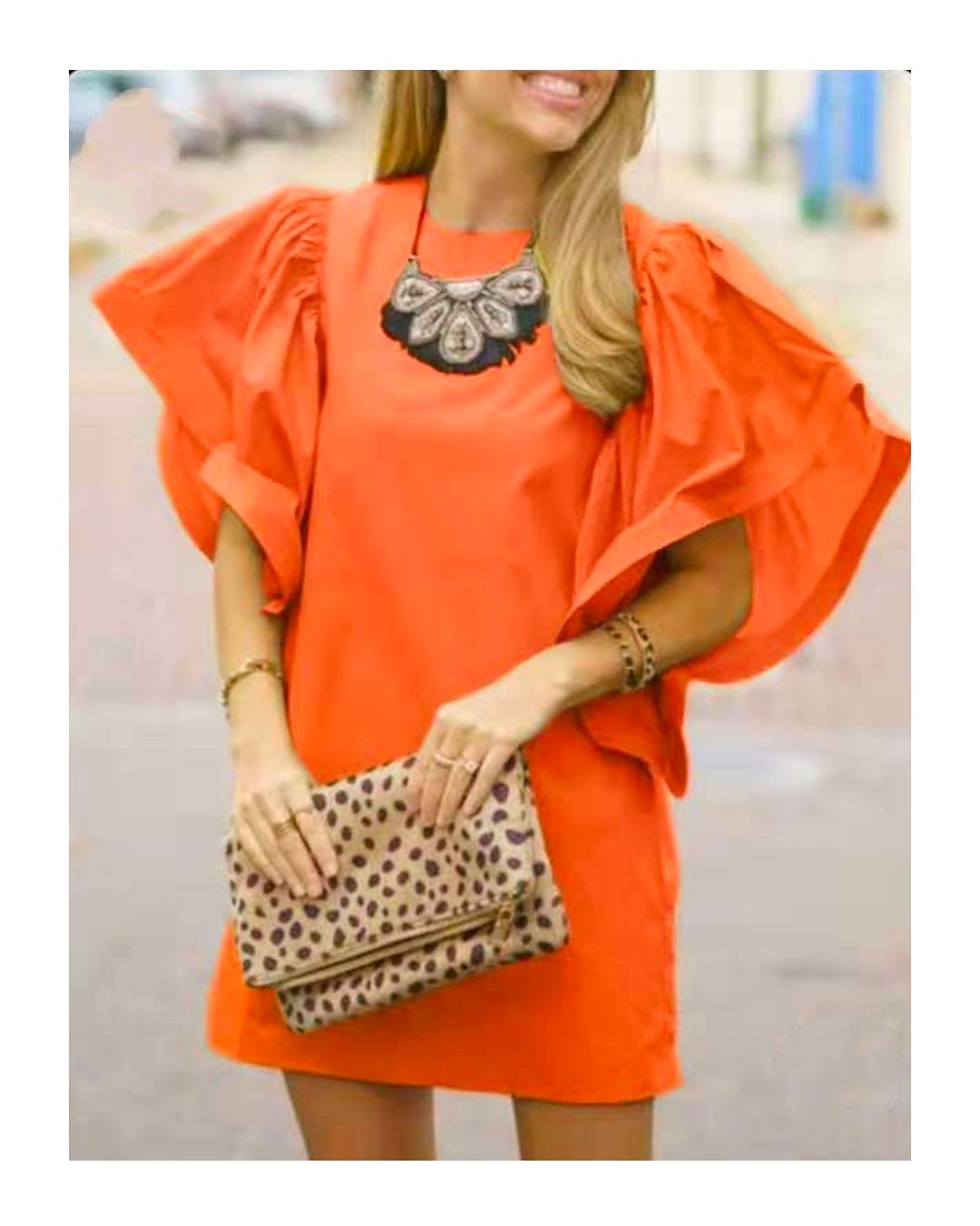 Butterfly Dress: ORANGE!