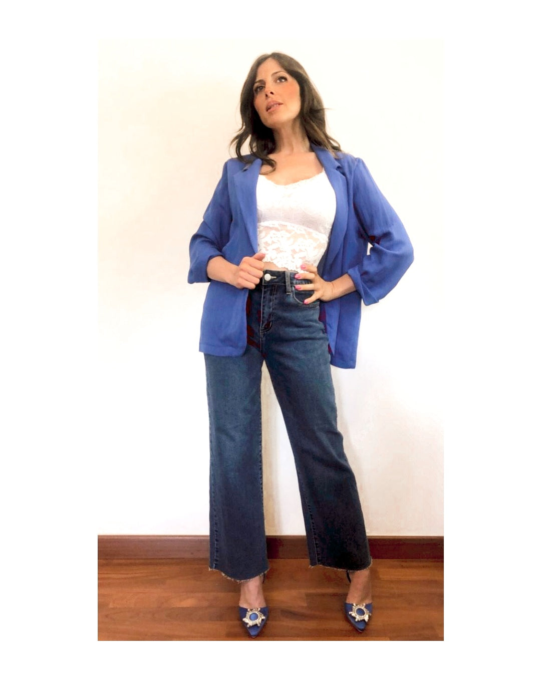 Straight Blazer: ELECTRIC BLUE!