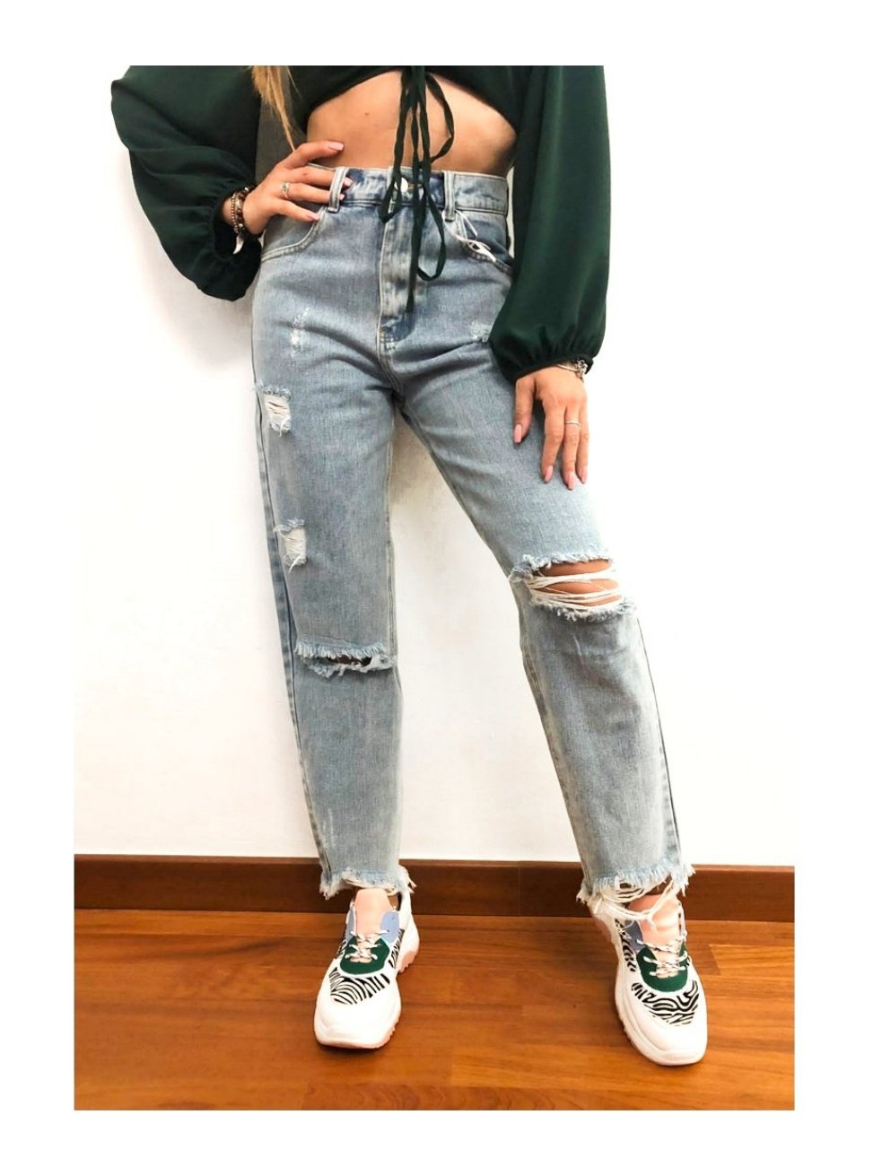 Mom Street Jeans: L!