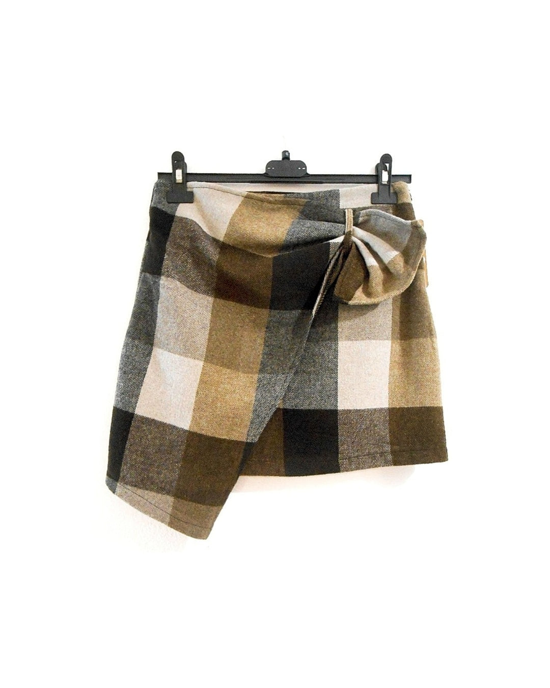 Checked mini skirt: S/M!