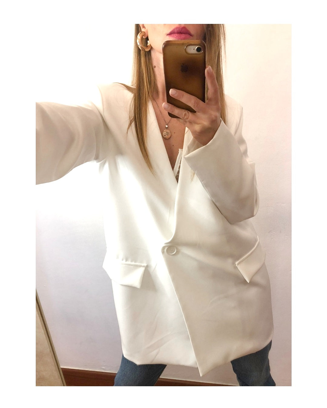 'Square' Blazer: WHITE!