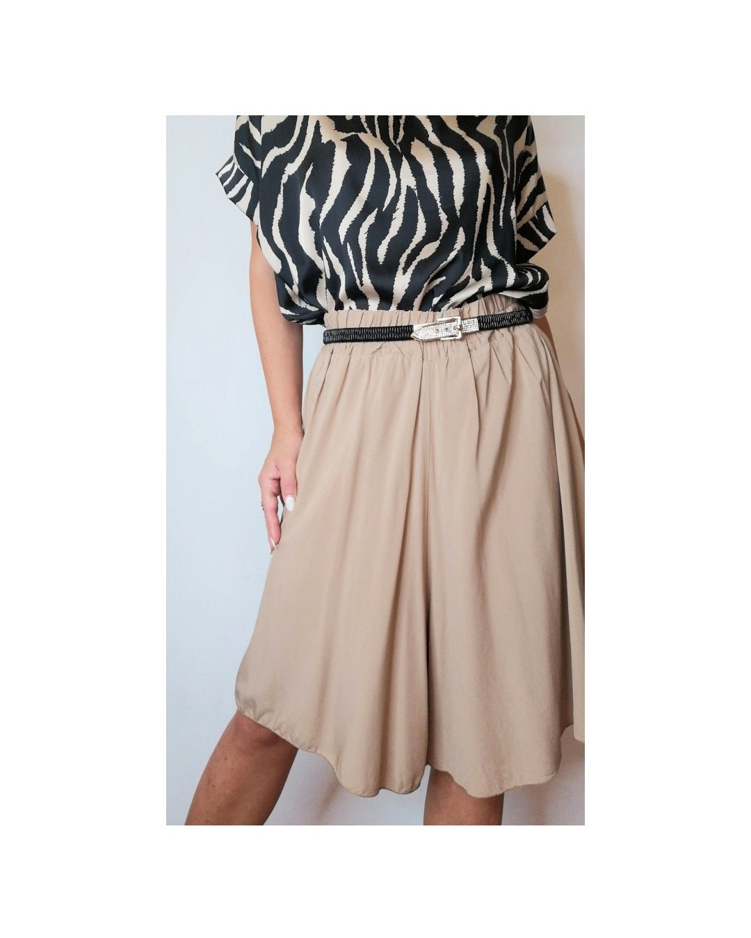 100% viscose Bermuda shorts, HAVANA!