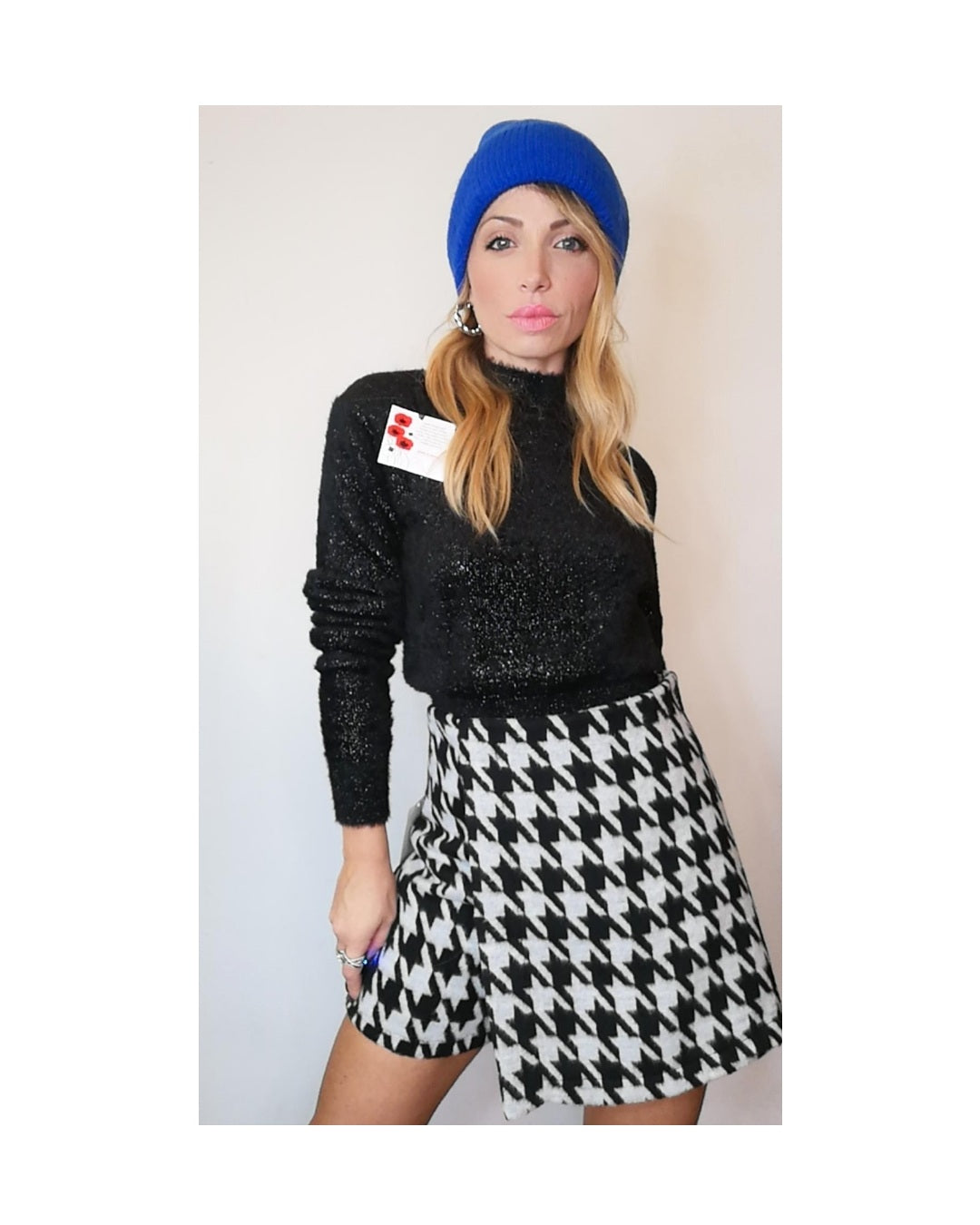 Houndstooth trousers: Yes!