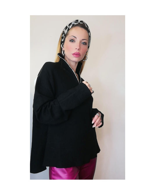 Fascia in viscosa animalier, GRIGIO!