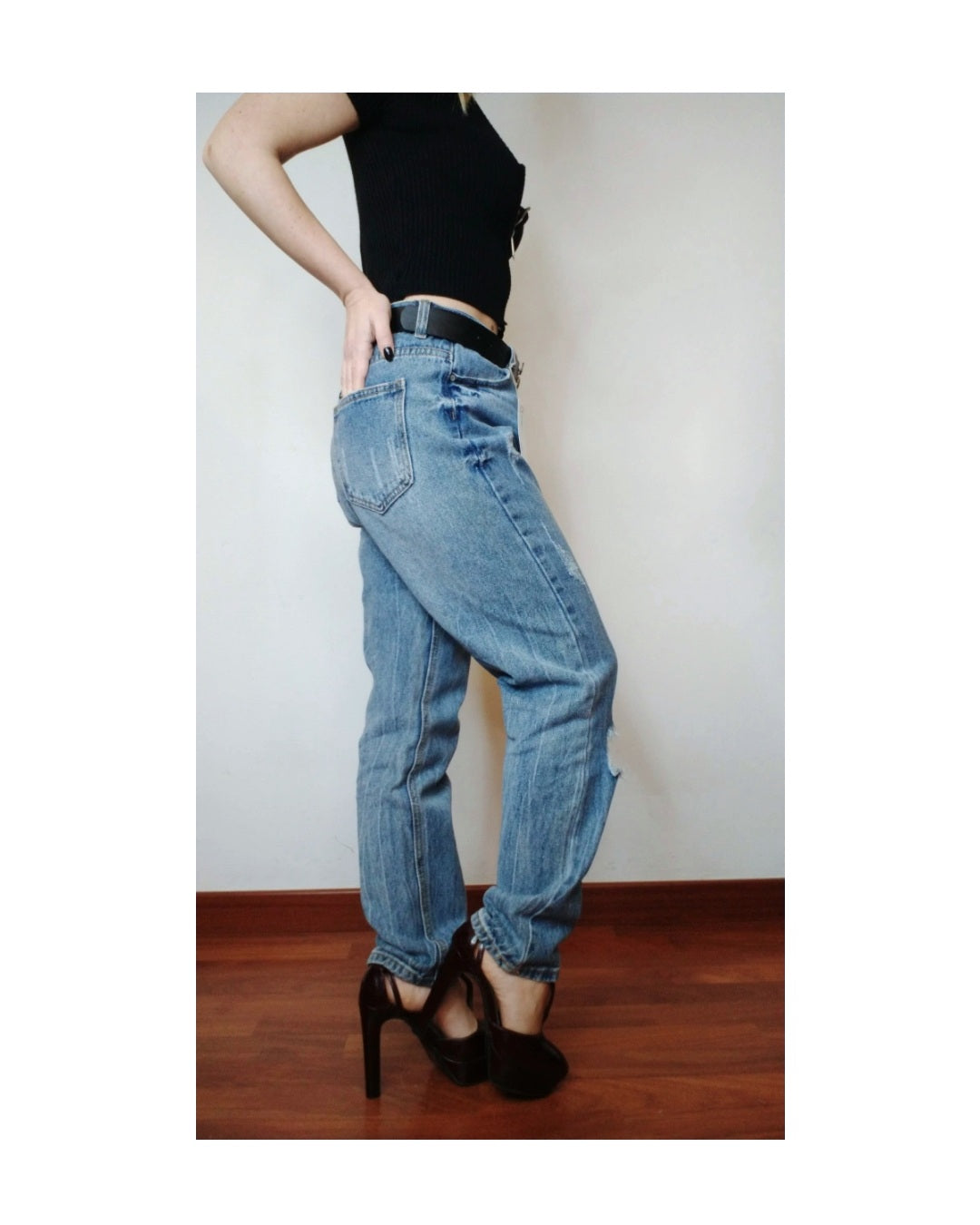 Jeans Boyfriend con strappetti!