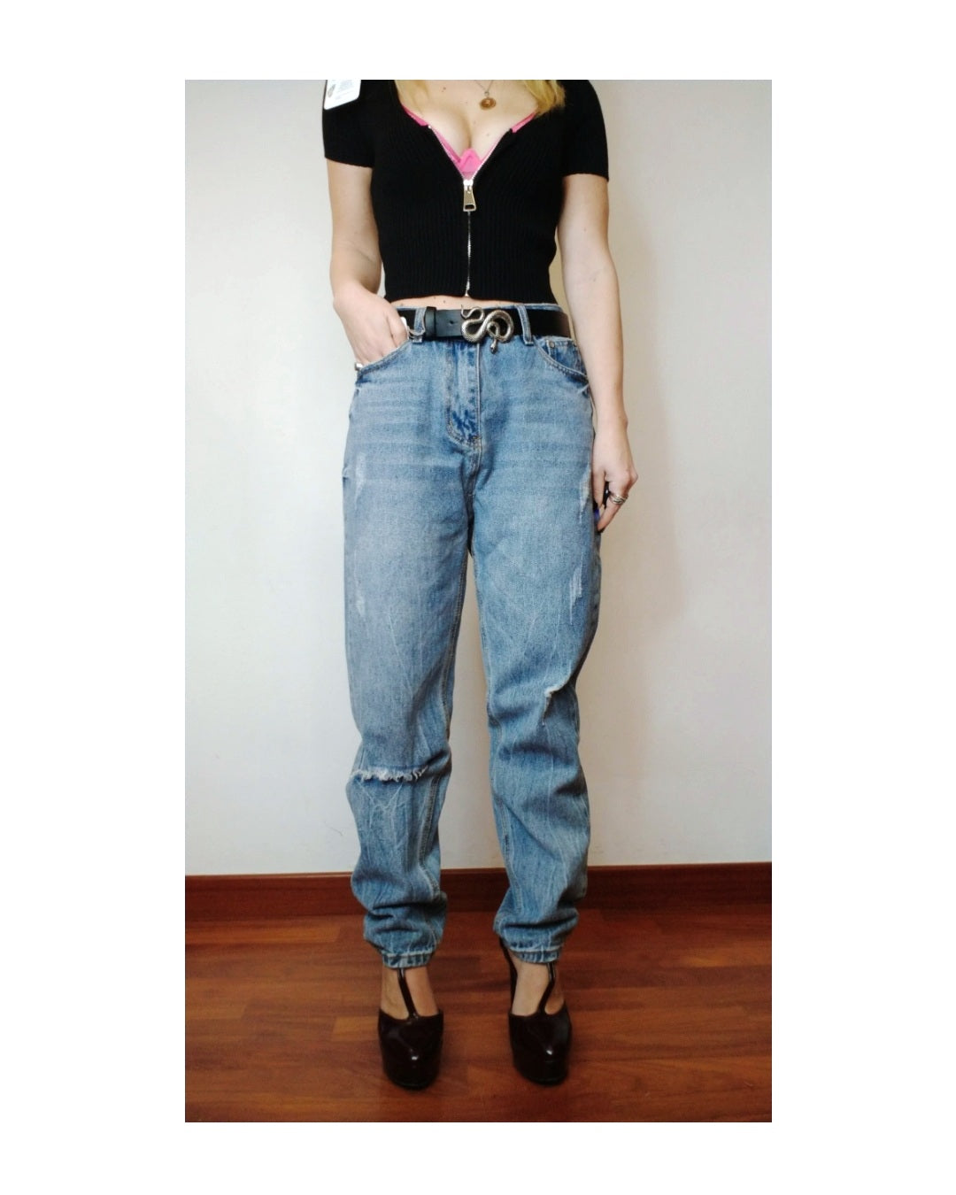 Jeans Boyfriend con strappetti!