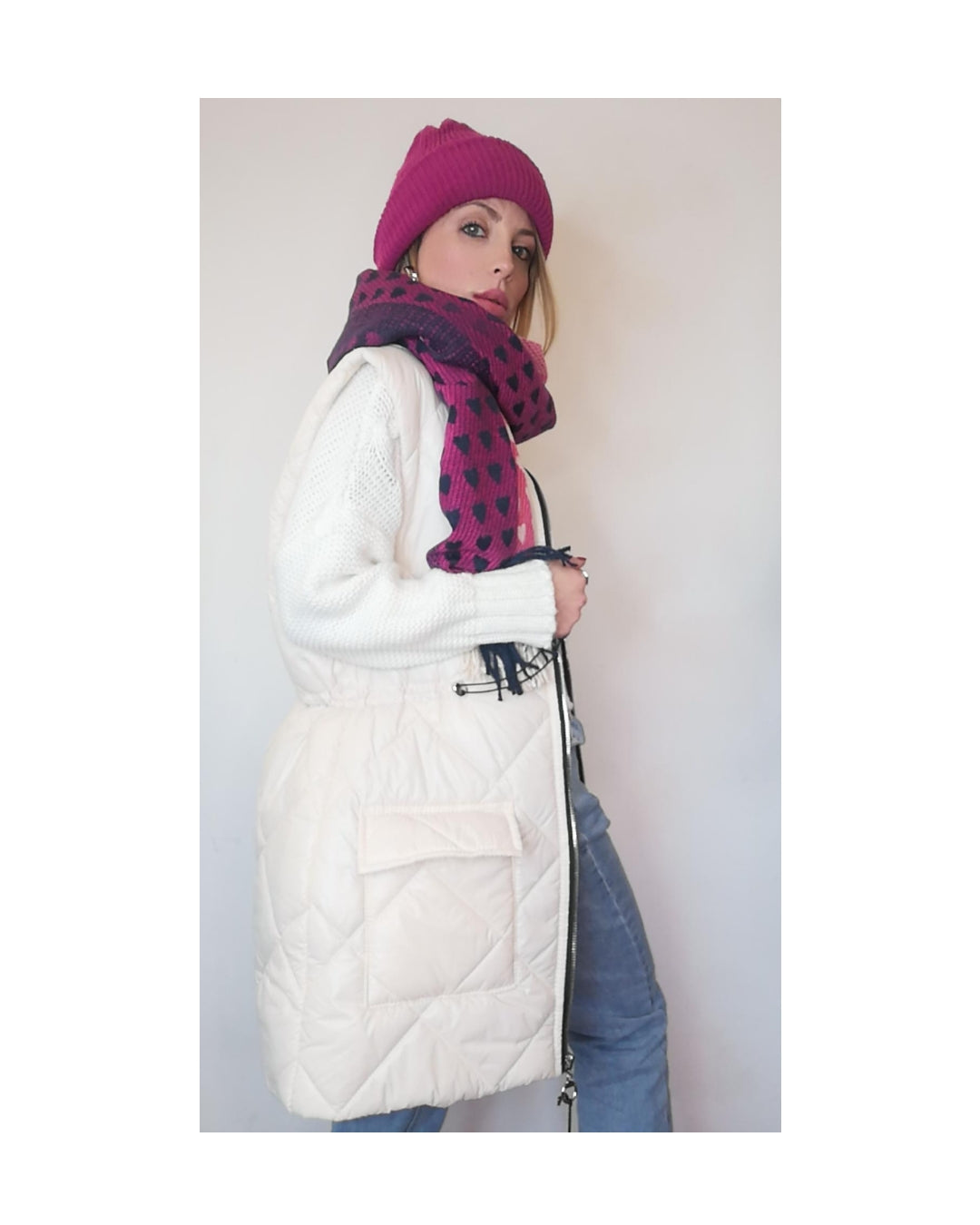 Gilet piumino con zip!