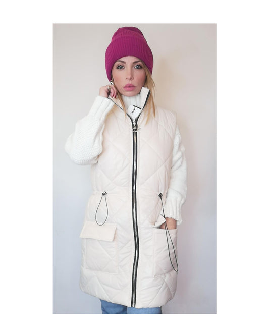 Gilet piumino con zip!