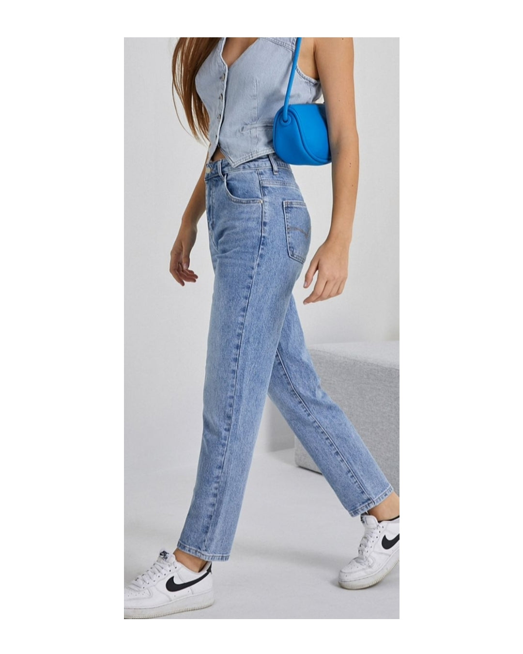 Jeans mom fit no stretch!