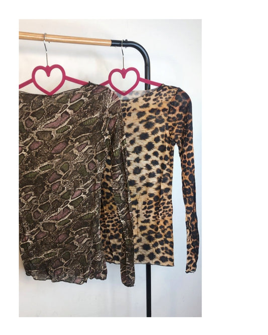Maglia animalier misto viscosa&cashmere!