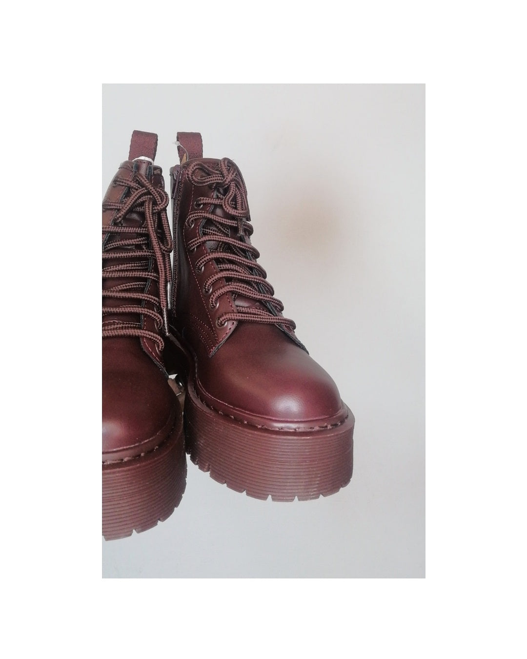 Anfibio boots platform basic, BORDEAUX!