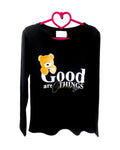 Maglia manica lunga 95% cotone con stampe!