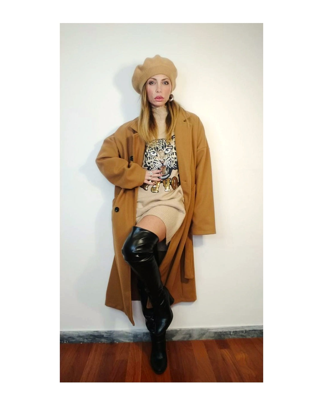 Cappotto trench doppiopetto mezza lunghezza!