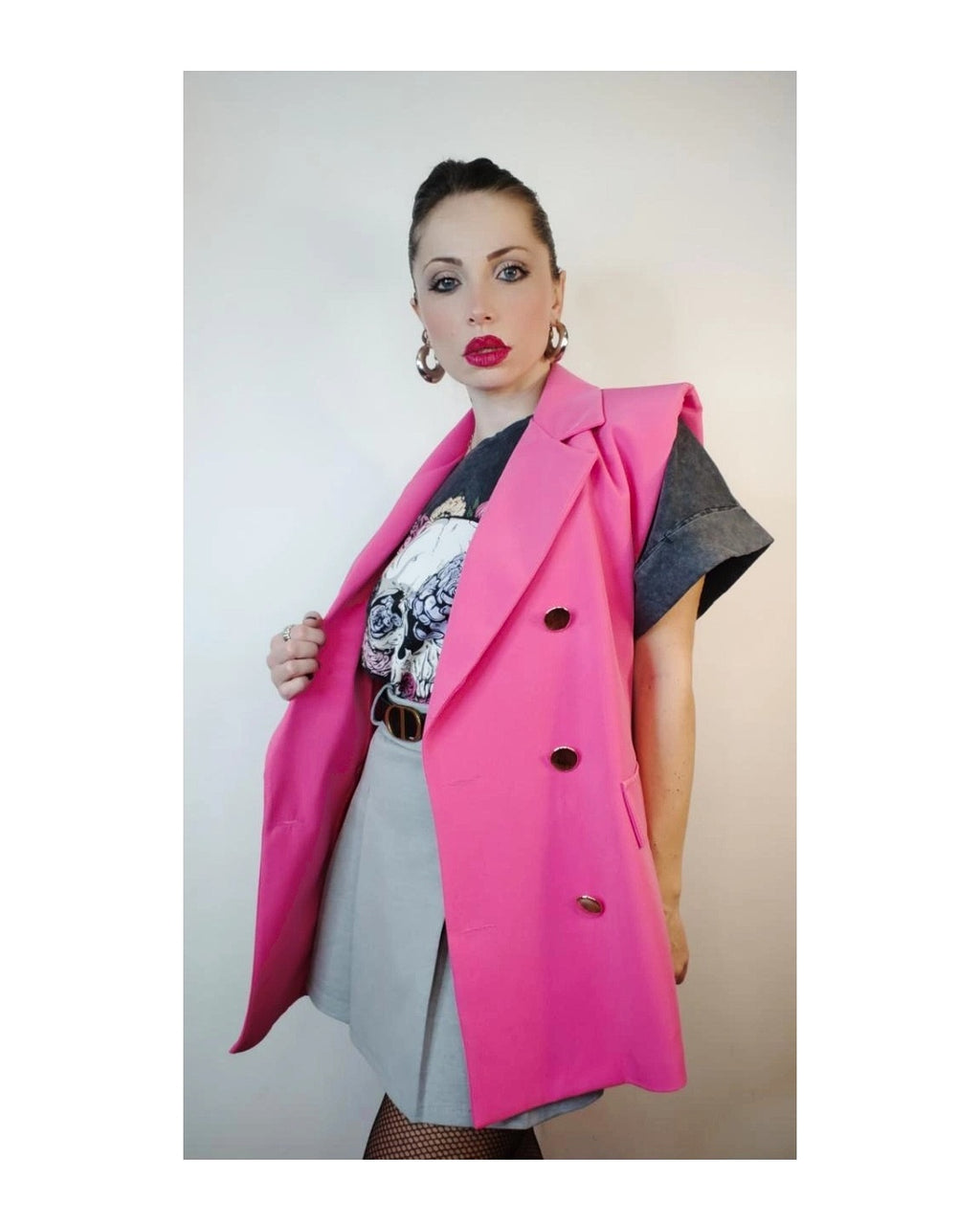 80Style vest: FUCHSIA or BLACK!