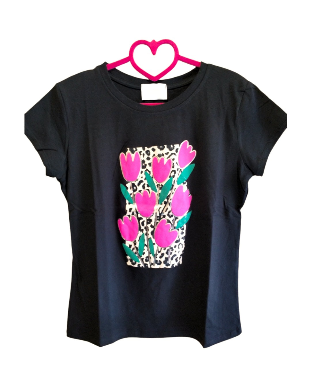 T-shirt 95% cotone, TULIPANI!