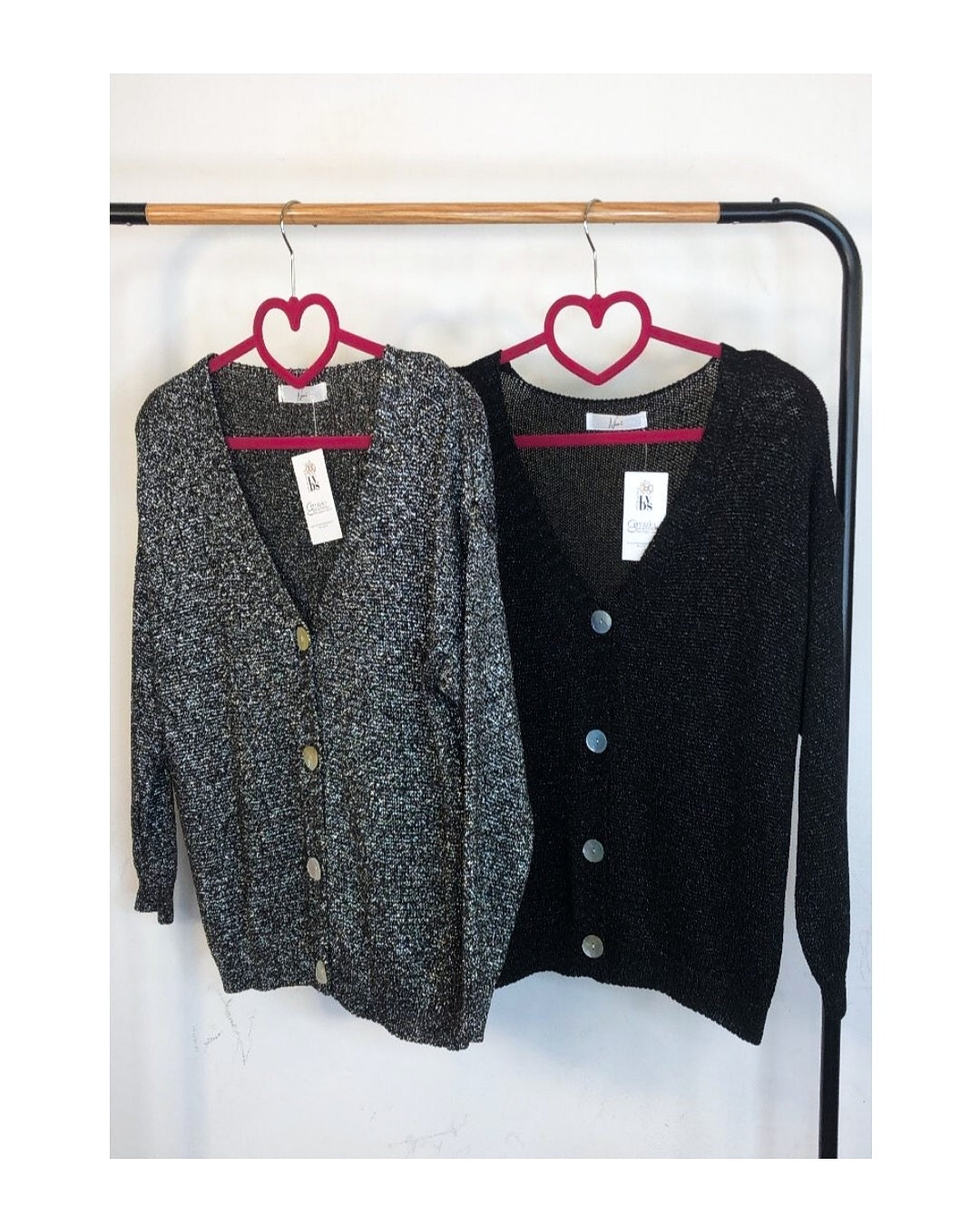 Cardigan lurex in 80% viscosa!