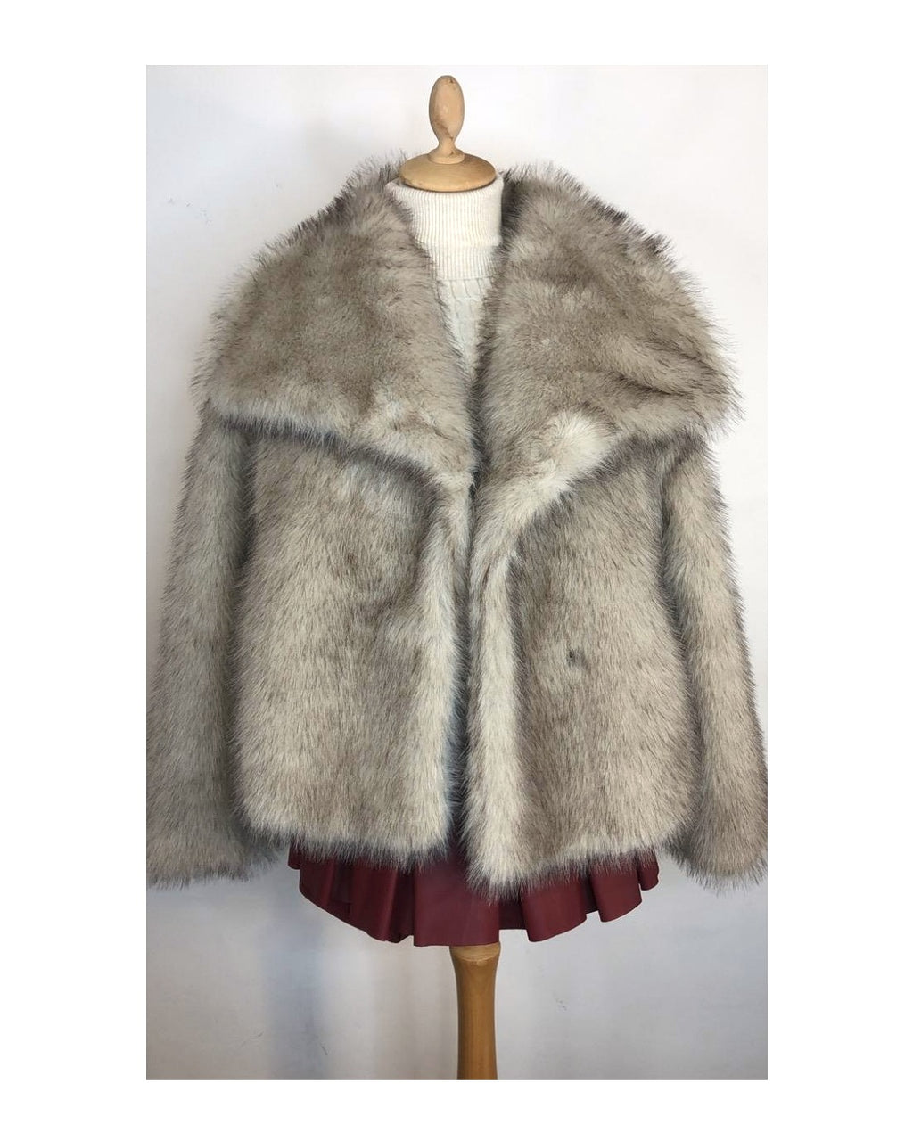 Ecofur striata Greige!