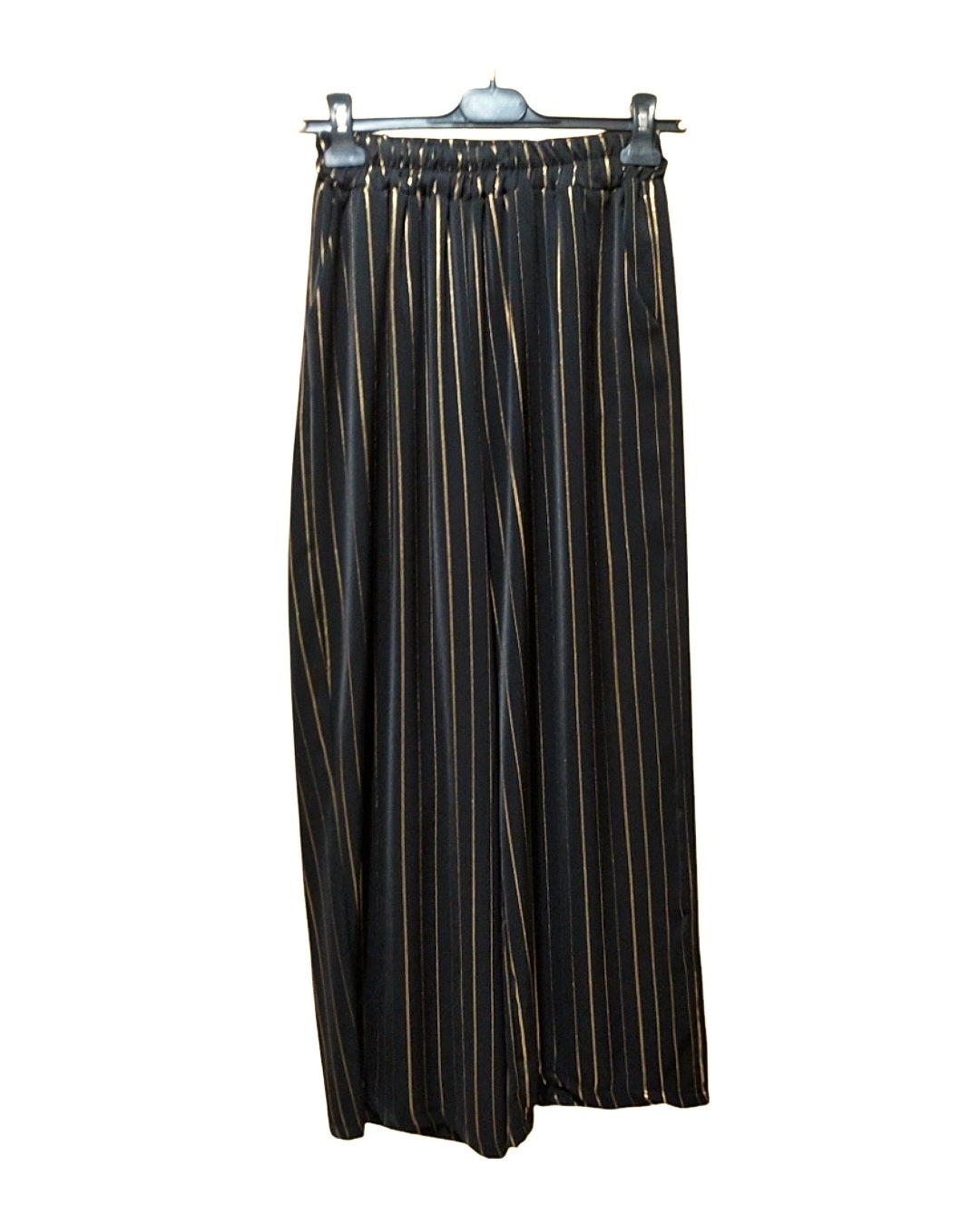 Pantapalazzo con elastico righe oro!