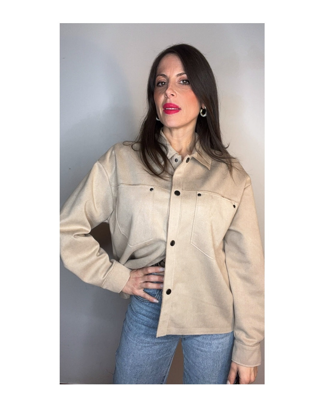 Giacca casual in suede!