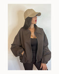 Giaccone bomber con zip!