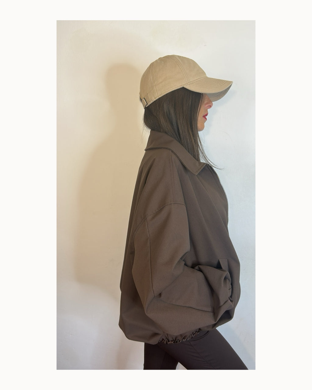 Giaccone bomber con zip!