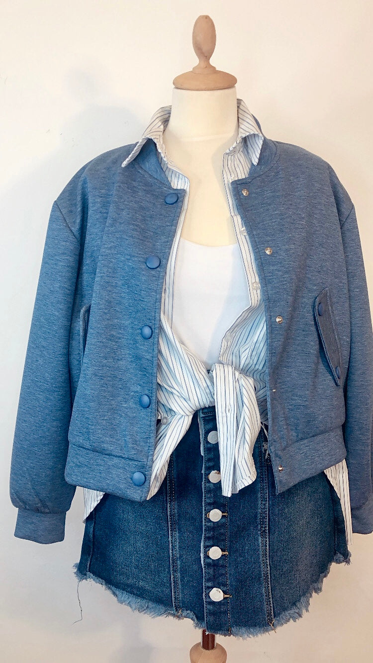Giacca Bomber College Denim!