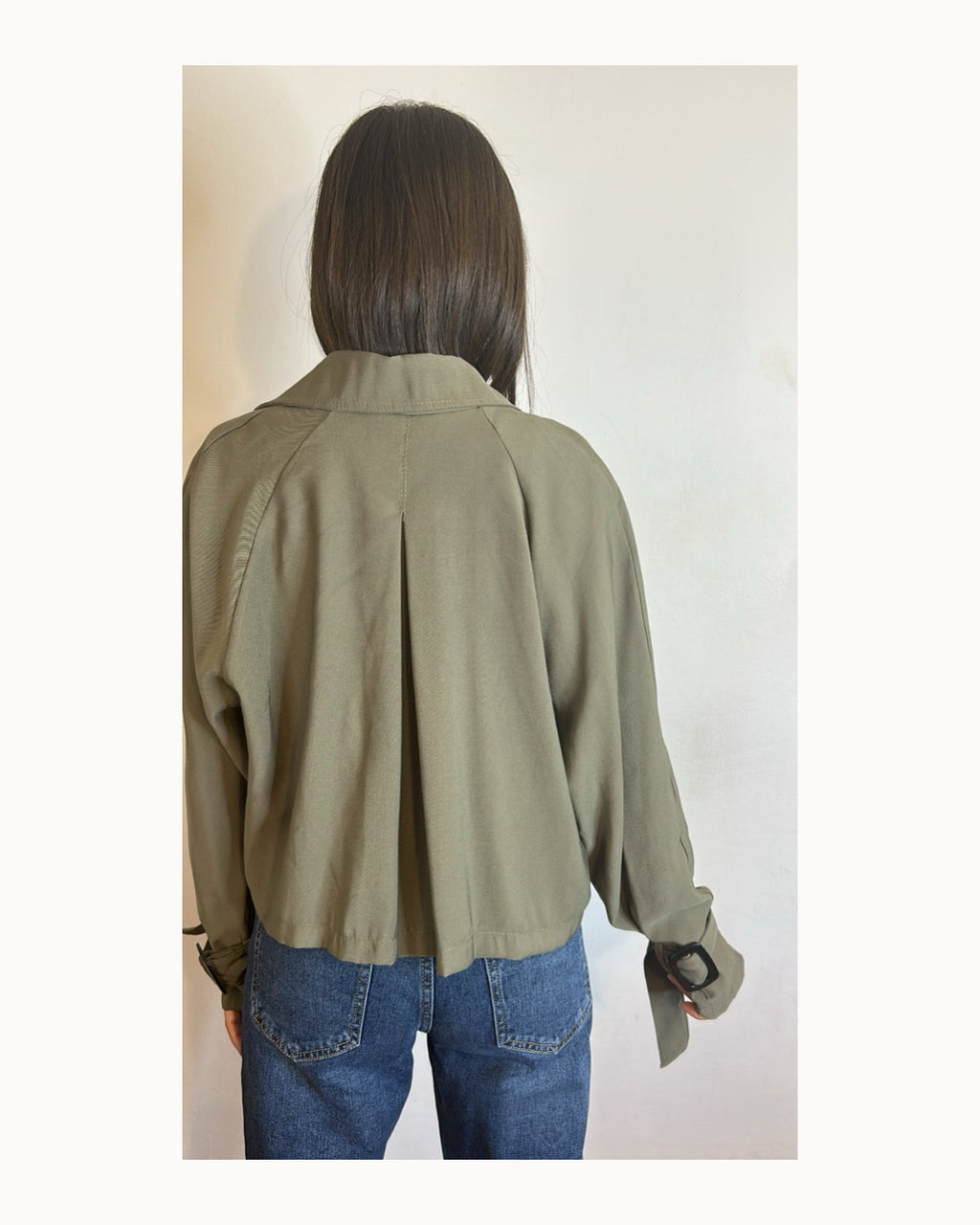 Trench militare 90% viscosa!
