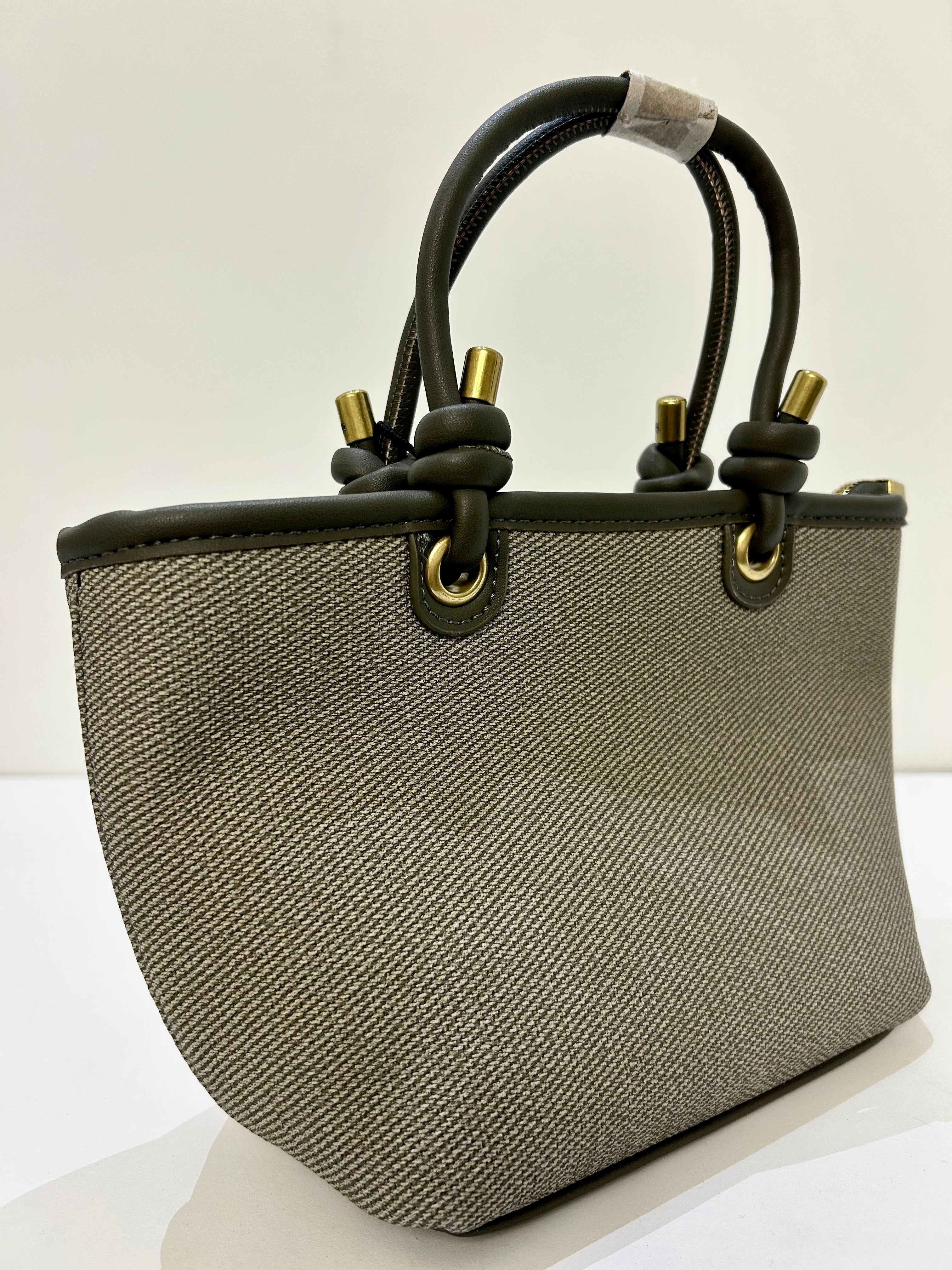 Borsa mini con manici e tracolla!