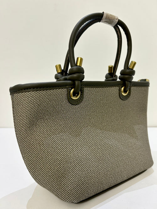 Borsa mini con manici e tracolla!