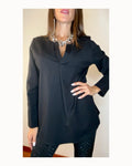 Maglia svasata 65% viscosa con scollo V!