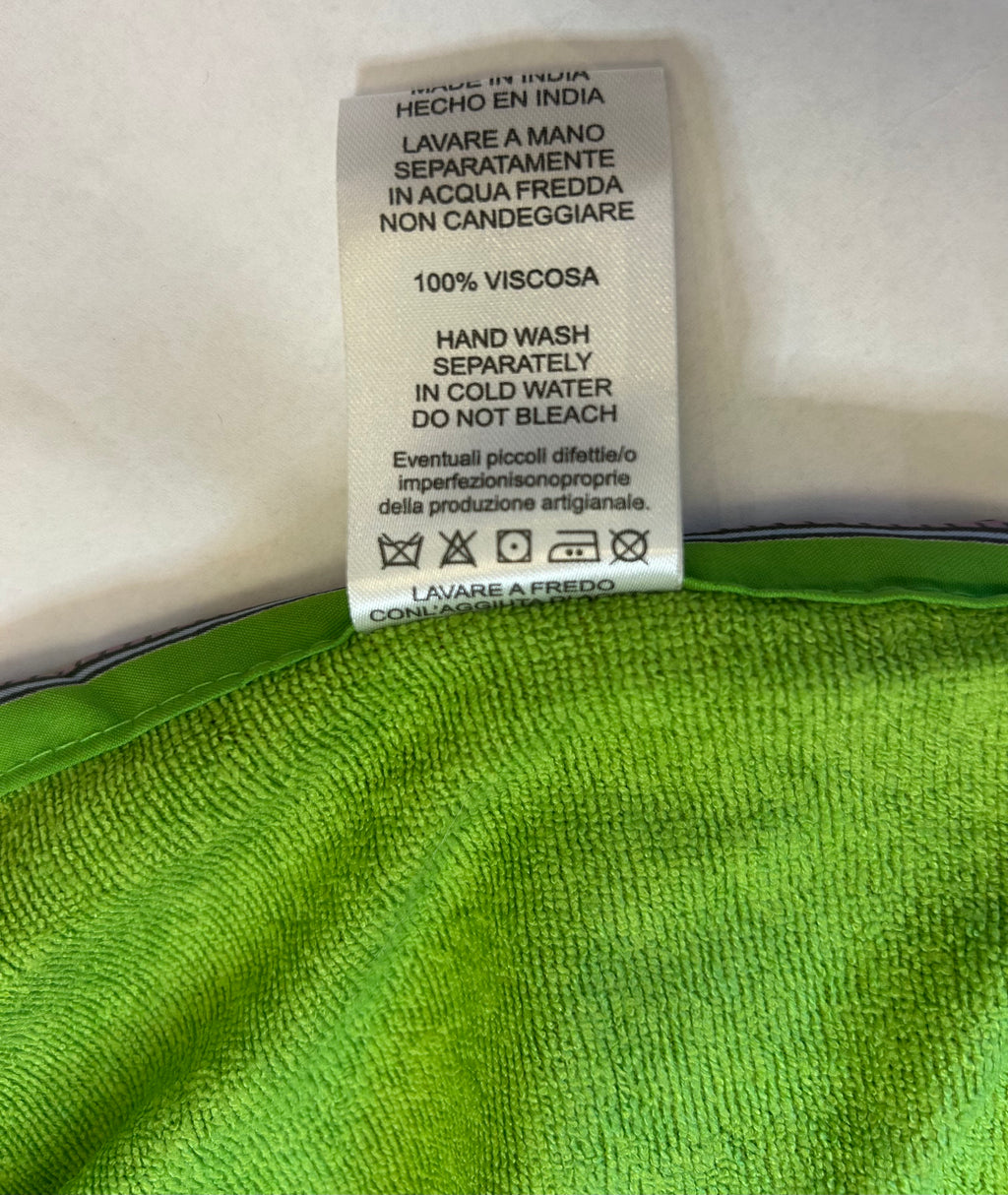 Paisley Jacquard Beach Towel: WATER or LIME!