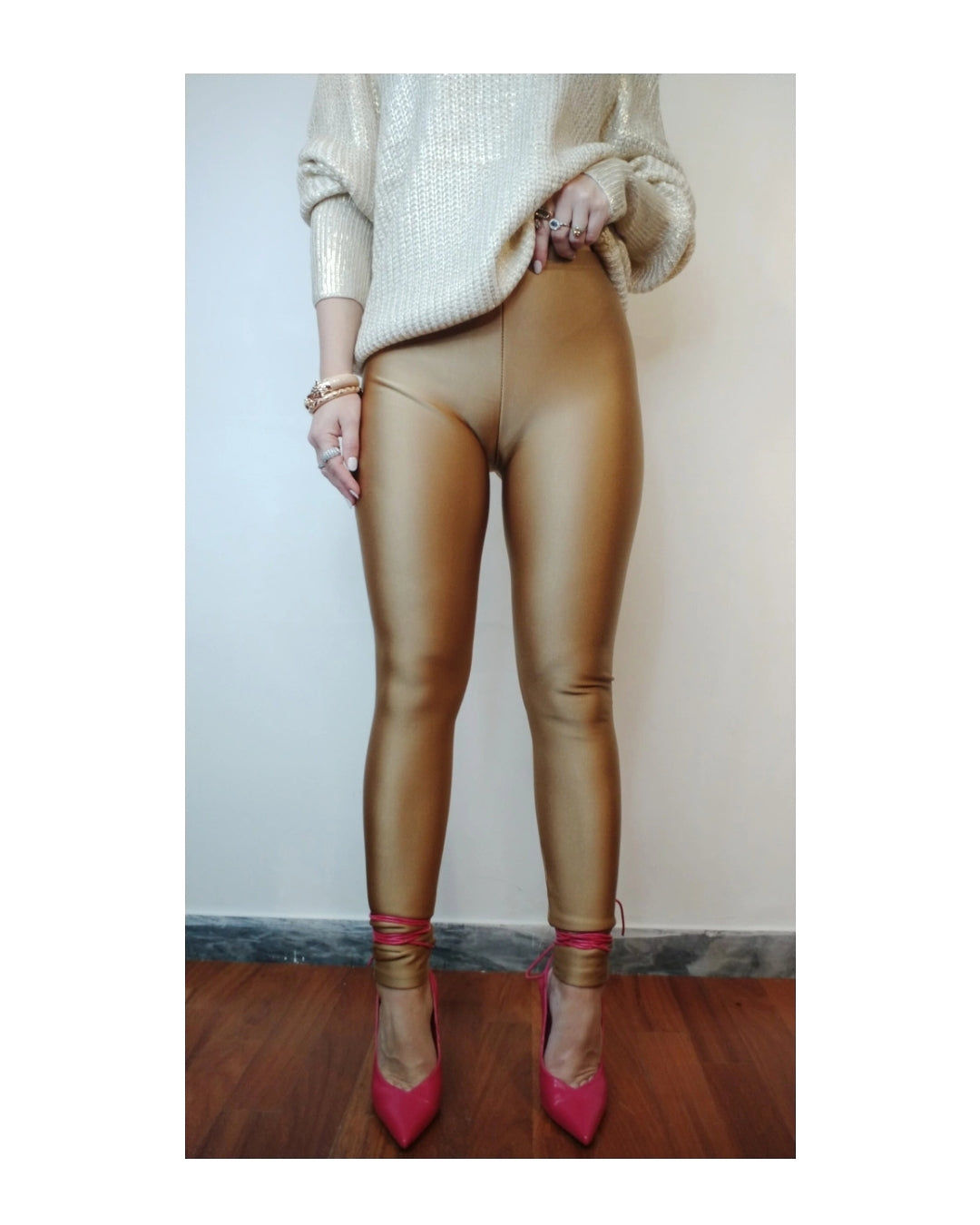 Leggings felpato Space!