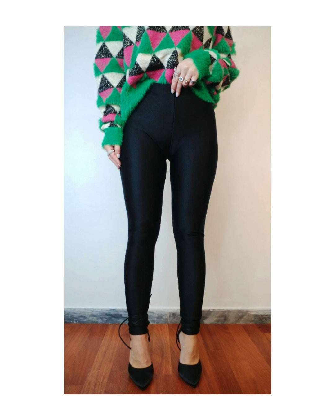 Leggings felpato Space!