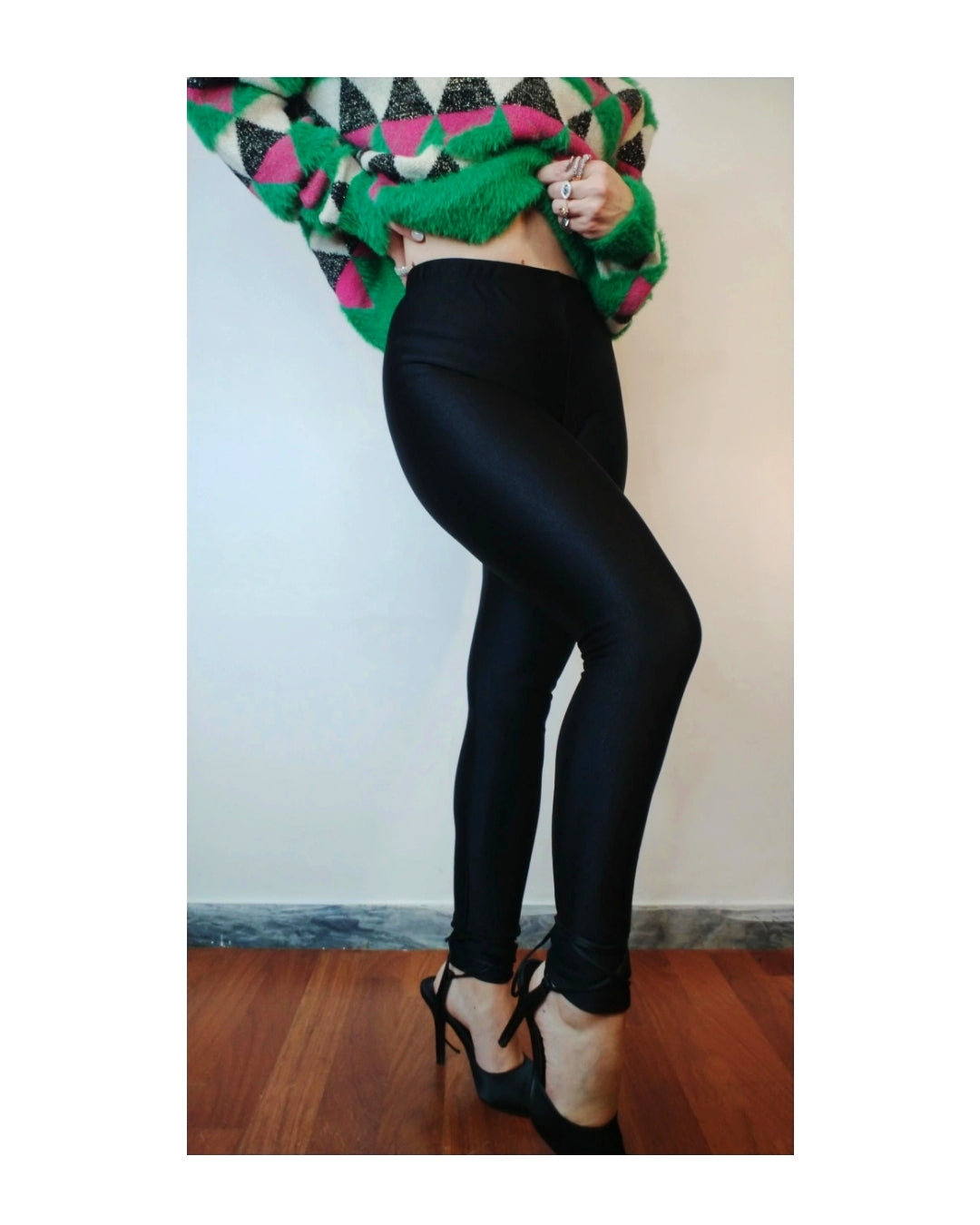 Leggings felpato Space!