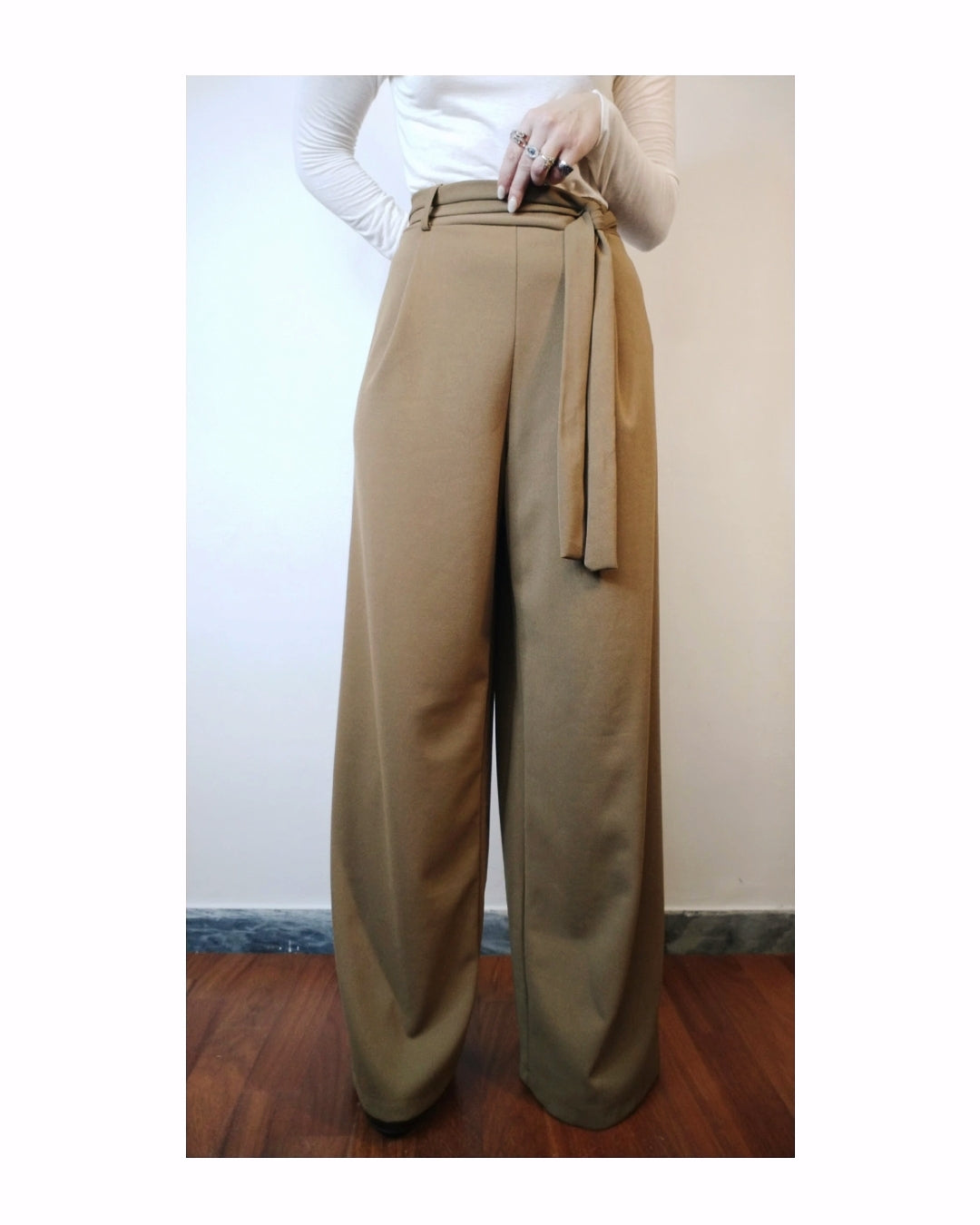 Basic palazzo trousers, HAVANA!