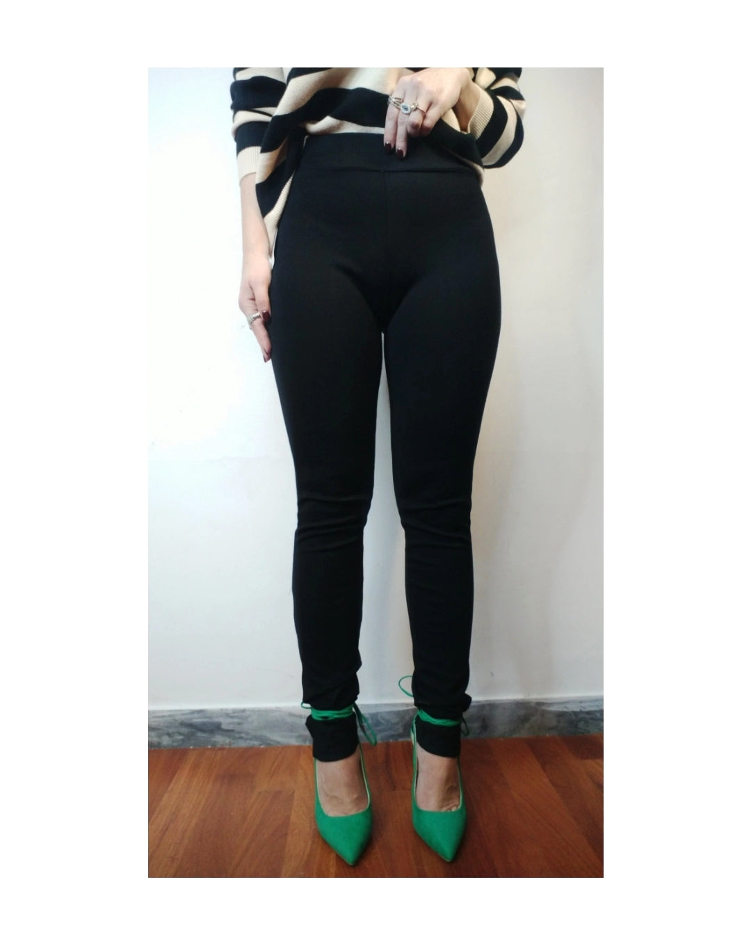 Skinny jersey trousers: BLACK or HAVANA!