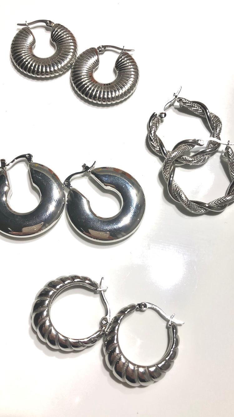 Orecchini cerchietti piccoli!