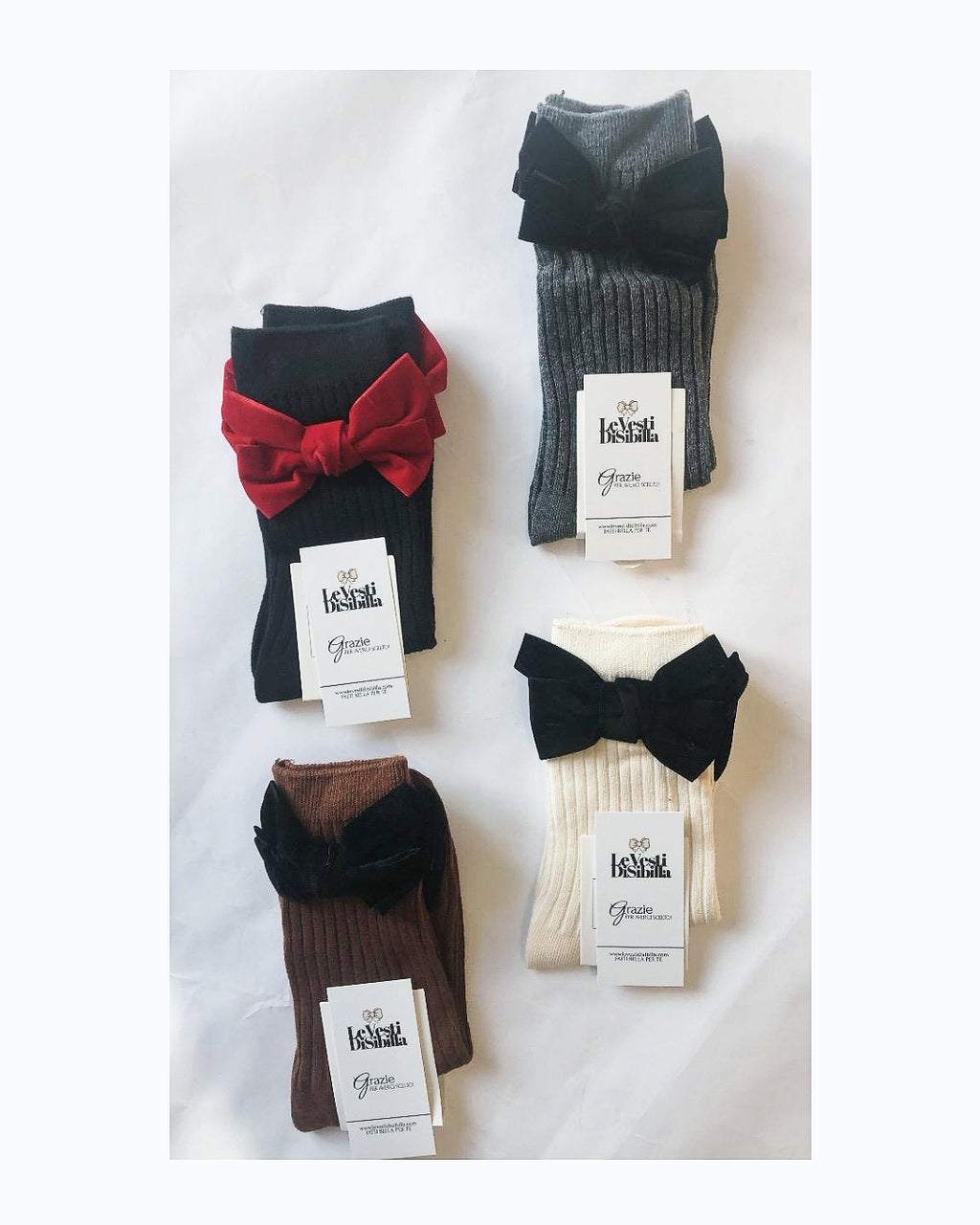 Calzettoni con fiocco!