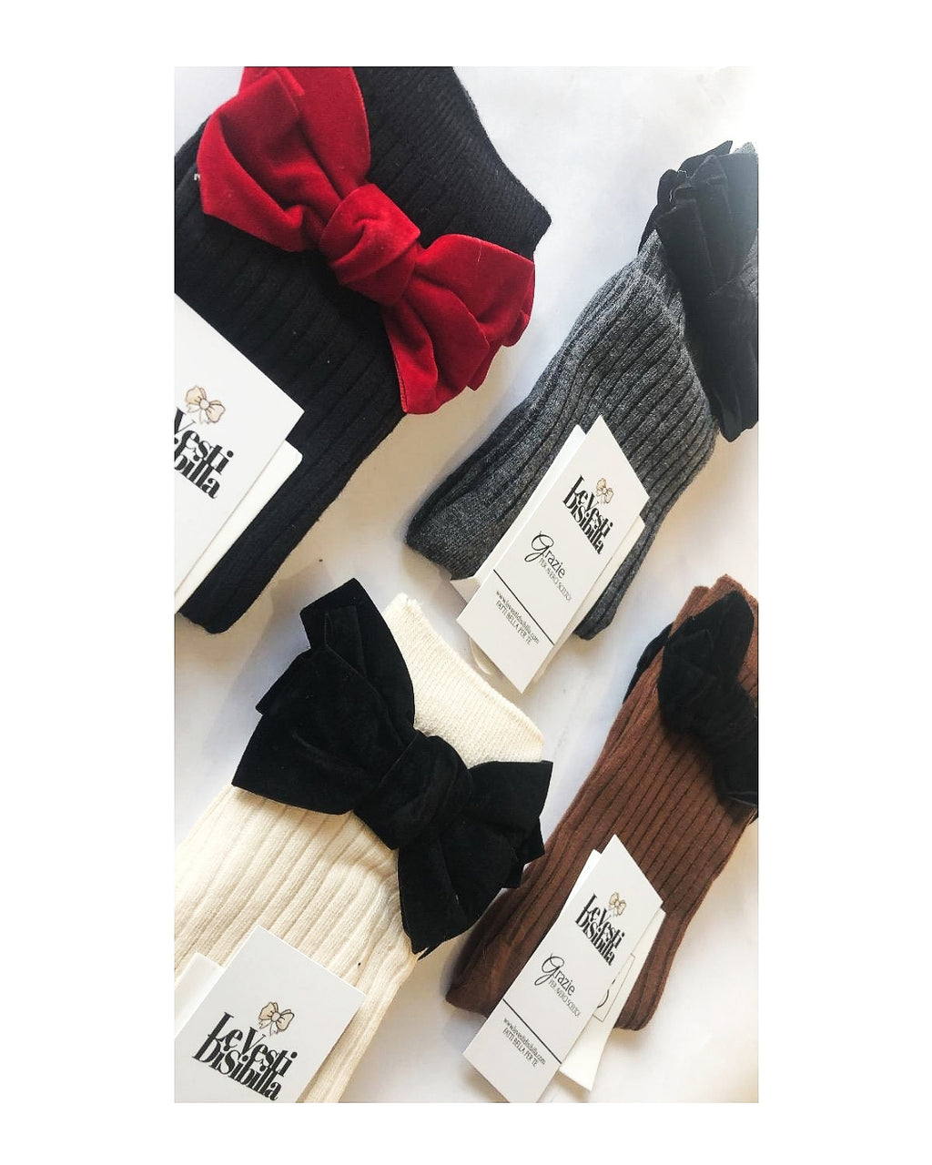 Calzettoni con fiocco!