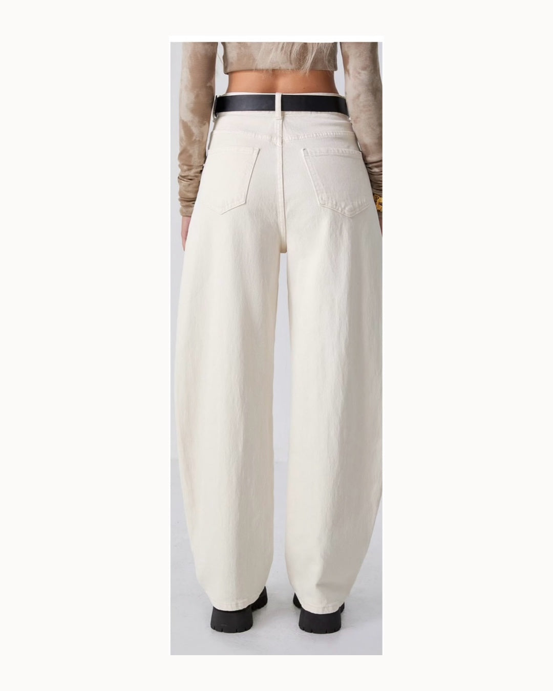 Jeans baggy bianco!
